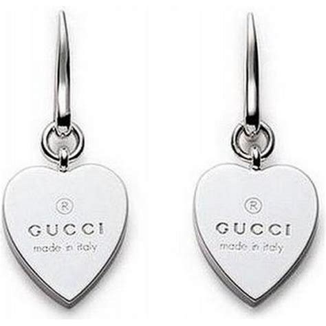 gucci love heart earrings|Gucci trademark heart earrings.